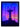 Christ the Redeemer LED light up wall art glowing in violet, magenta, and indigo light — a framed Christian artwork of reflection and faith.